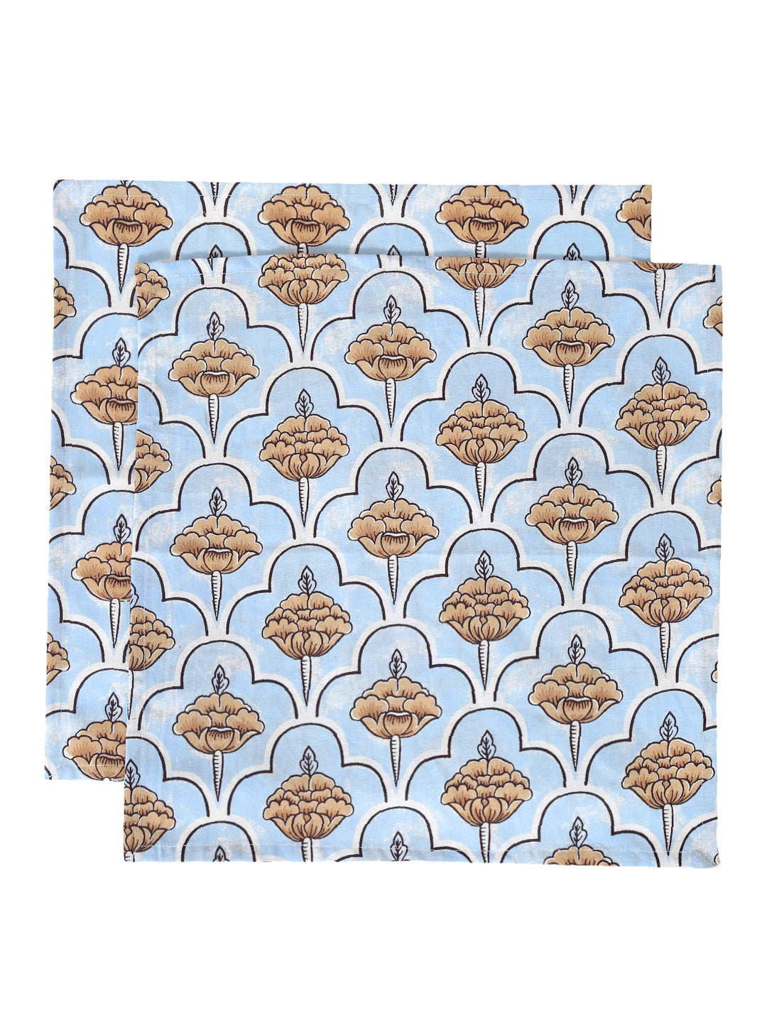 Set of 4 Printed Cotton Apron Set