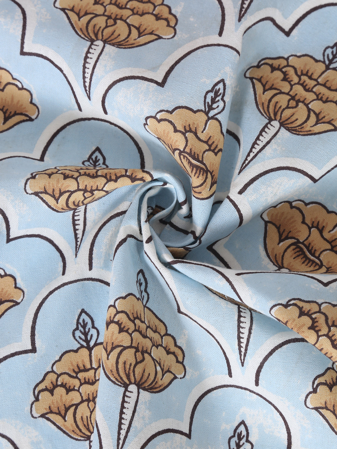 Set of 4 Printed Cotton Apron Set