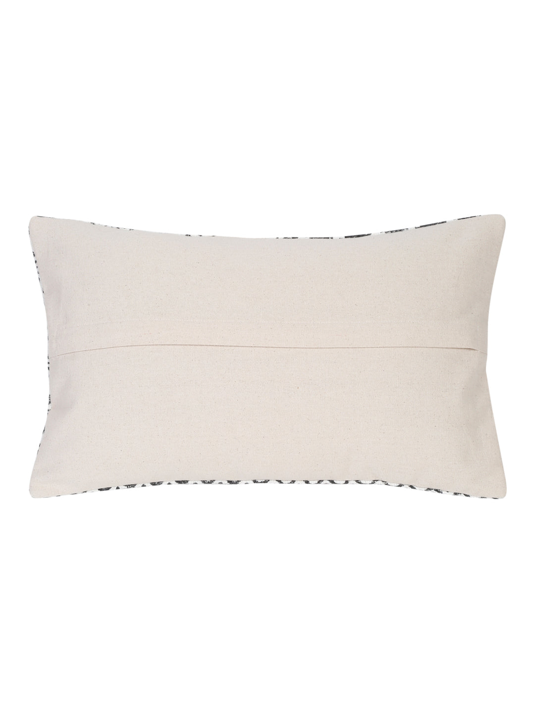 Eyda Hand Block Printed Cotton Cushion Covers Set of 2 12x20 inch