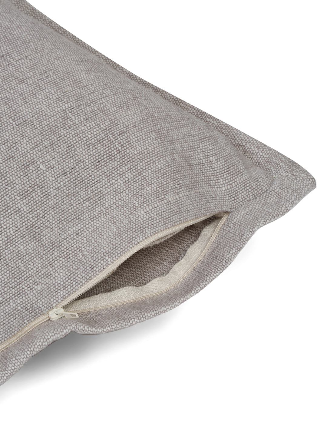 Eyda 100% Cotton Woven Sofa Cushion Covers Set of 2- 24x24 inch