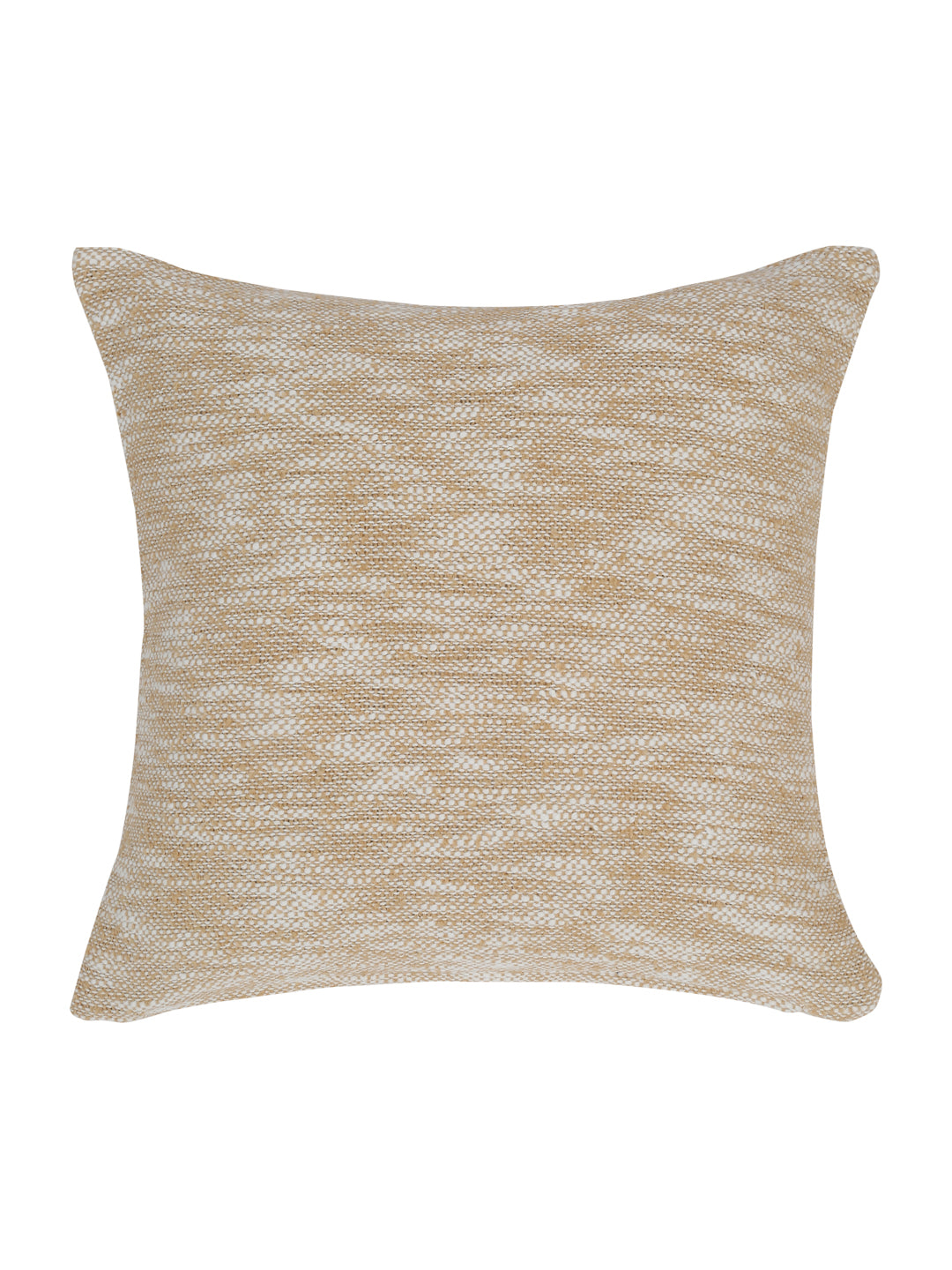 Eyda Beige Cotton Solid Cushion Cover Set of 2