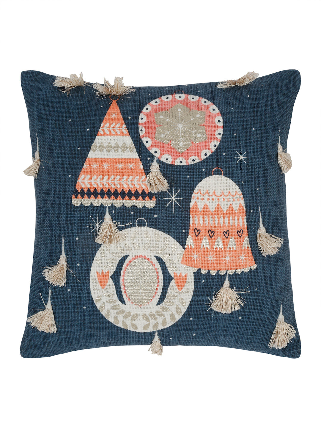 Eyda Multi Cotton Printed Cushion Cover Set of 2