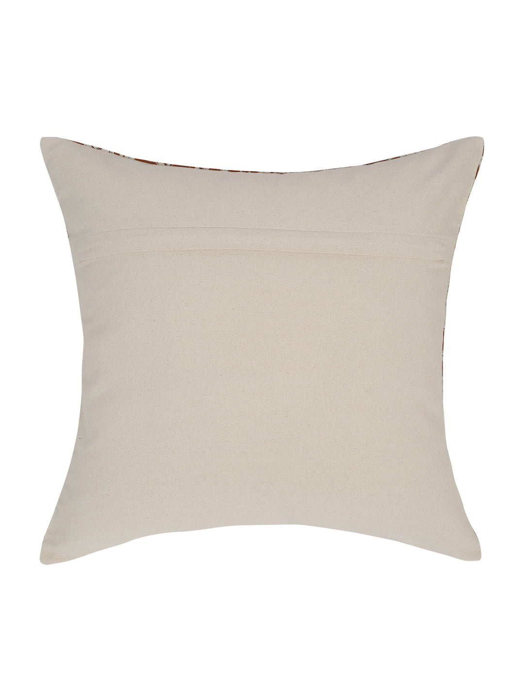 Eyda Rust Cotton Hand Block Cushion Cover Set of 2