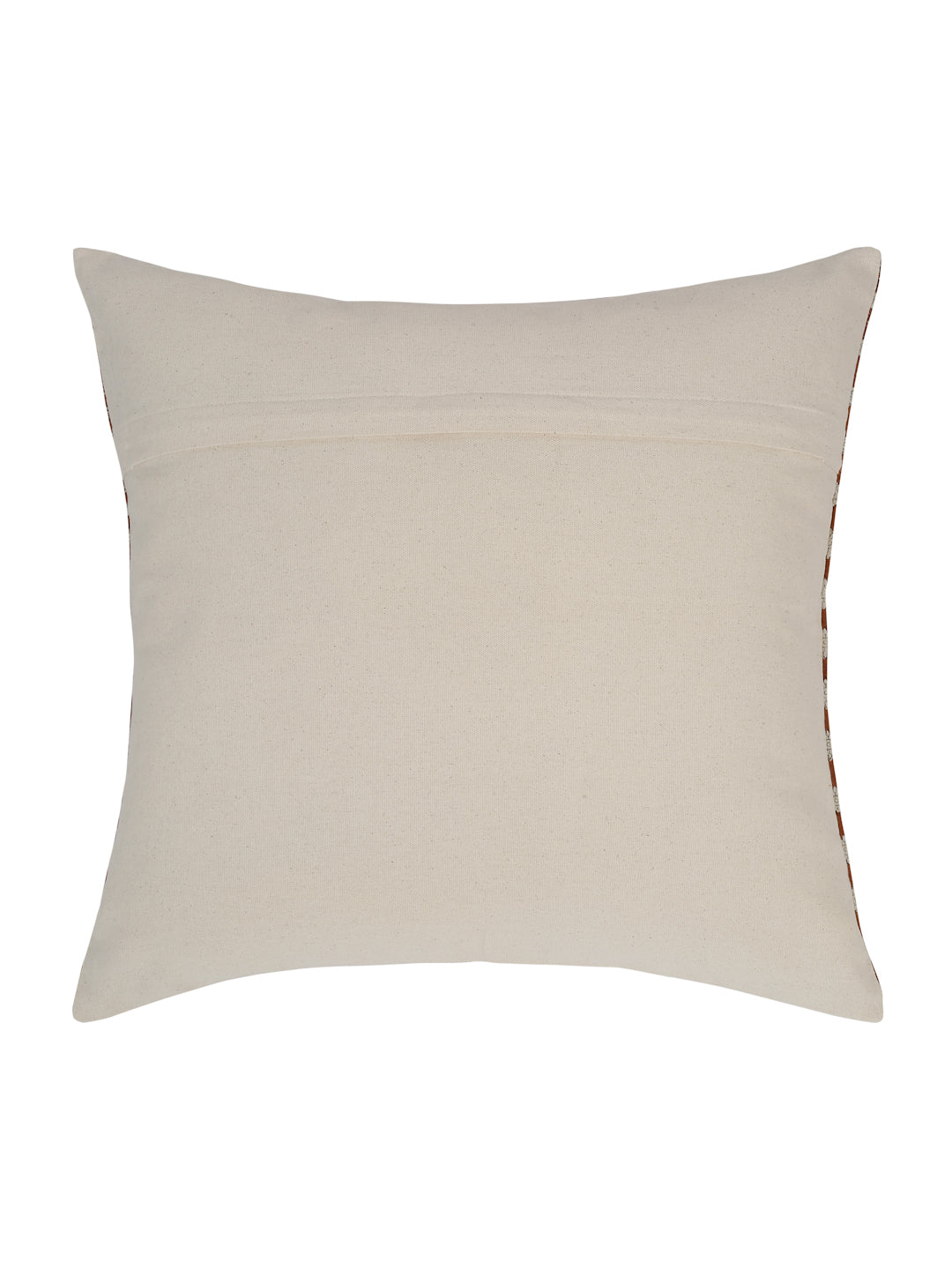 Eyda Rust Cotton Hand Block Cushion Cover Set of 2