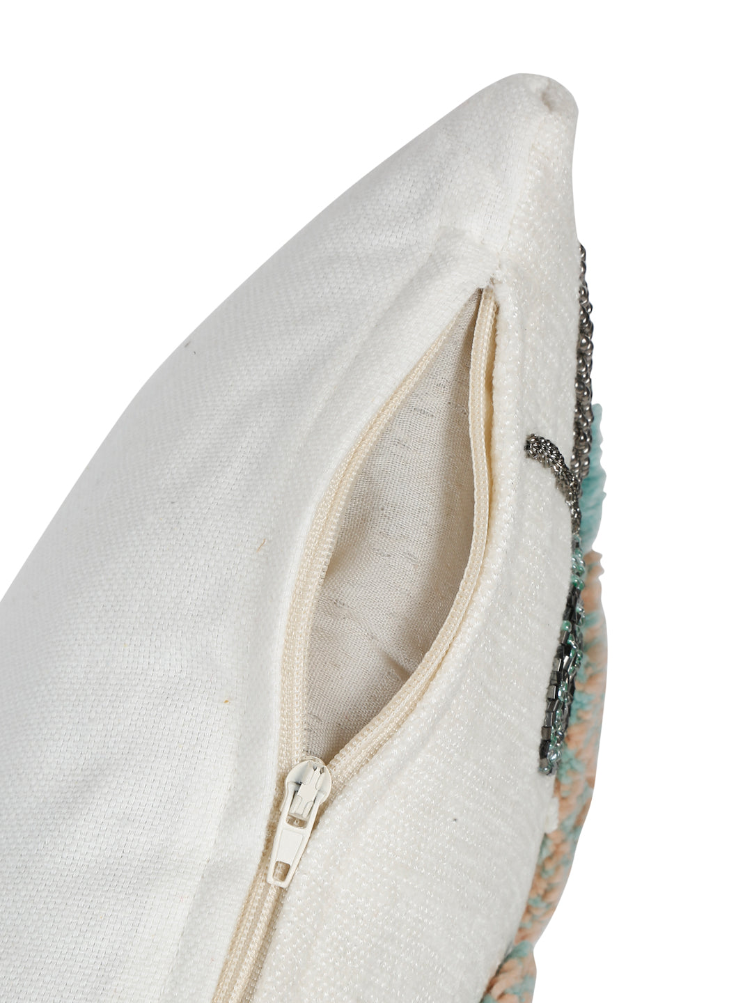 Eyda Multi Chenille Embroidered Cushion Cochr Set of 2