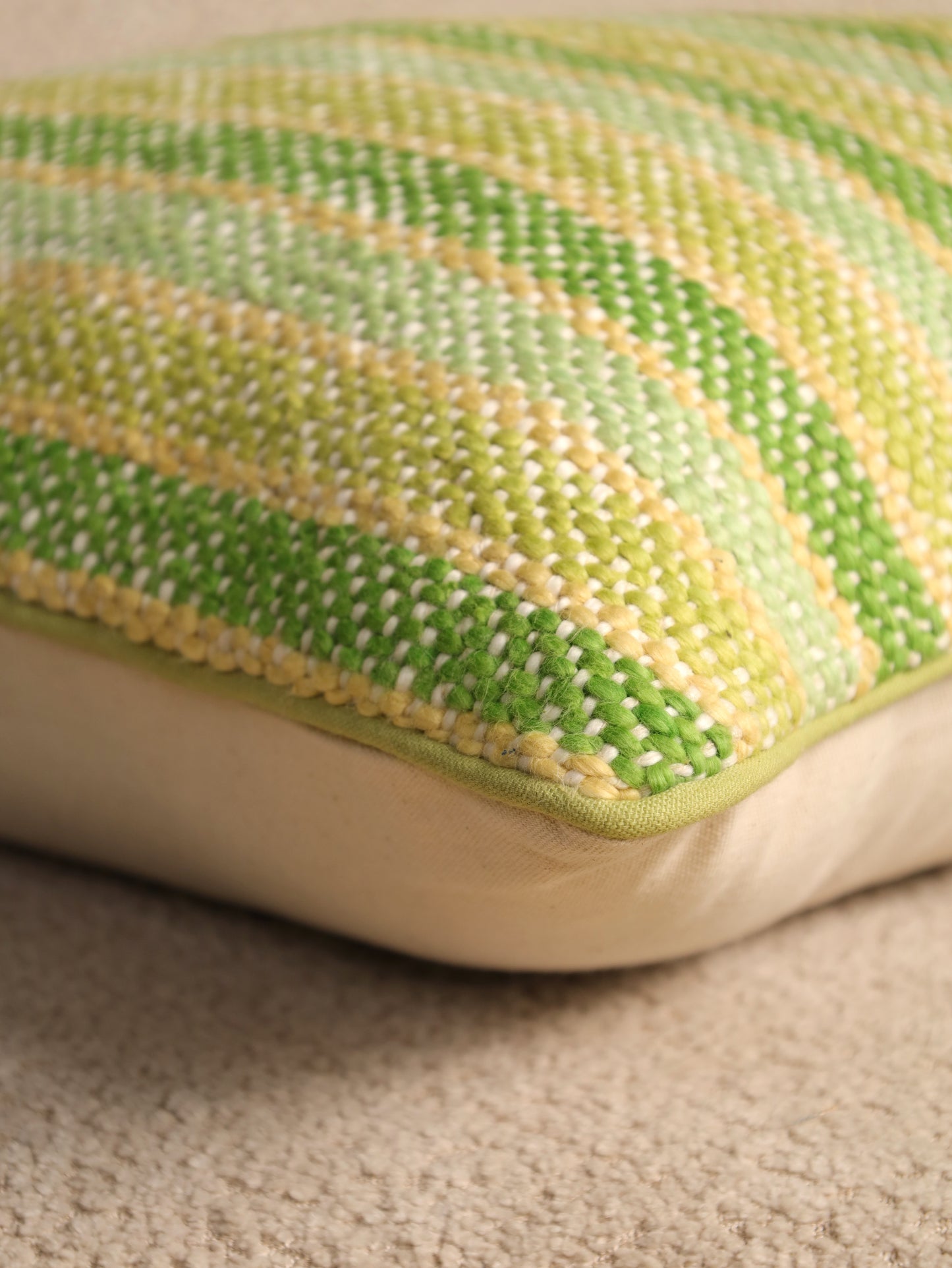 Striped Handwoven Cushion cover