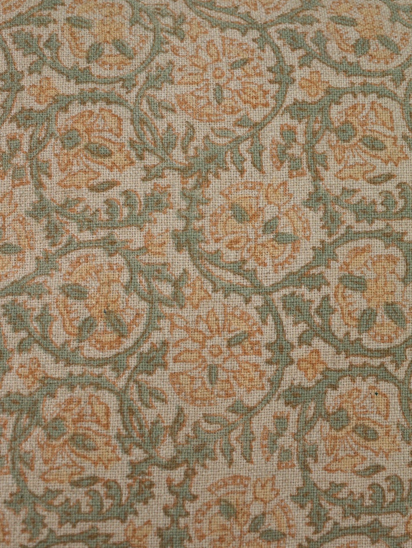 Hand Block Floral Printed Cushion Cover