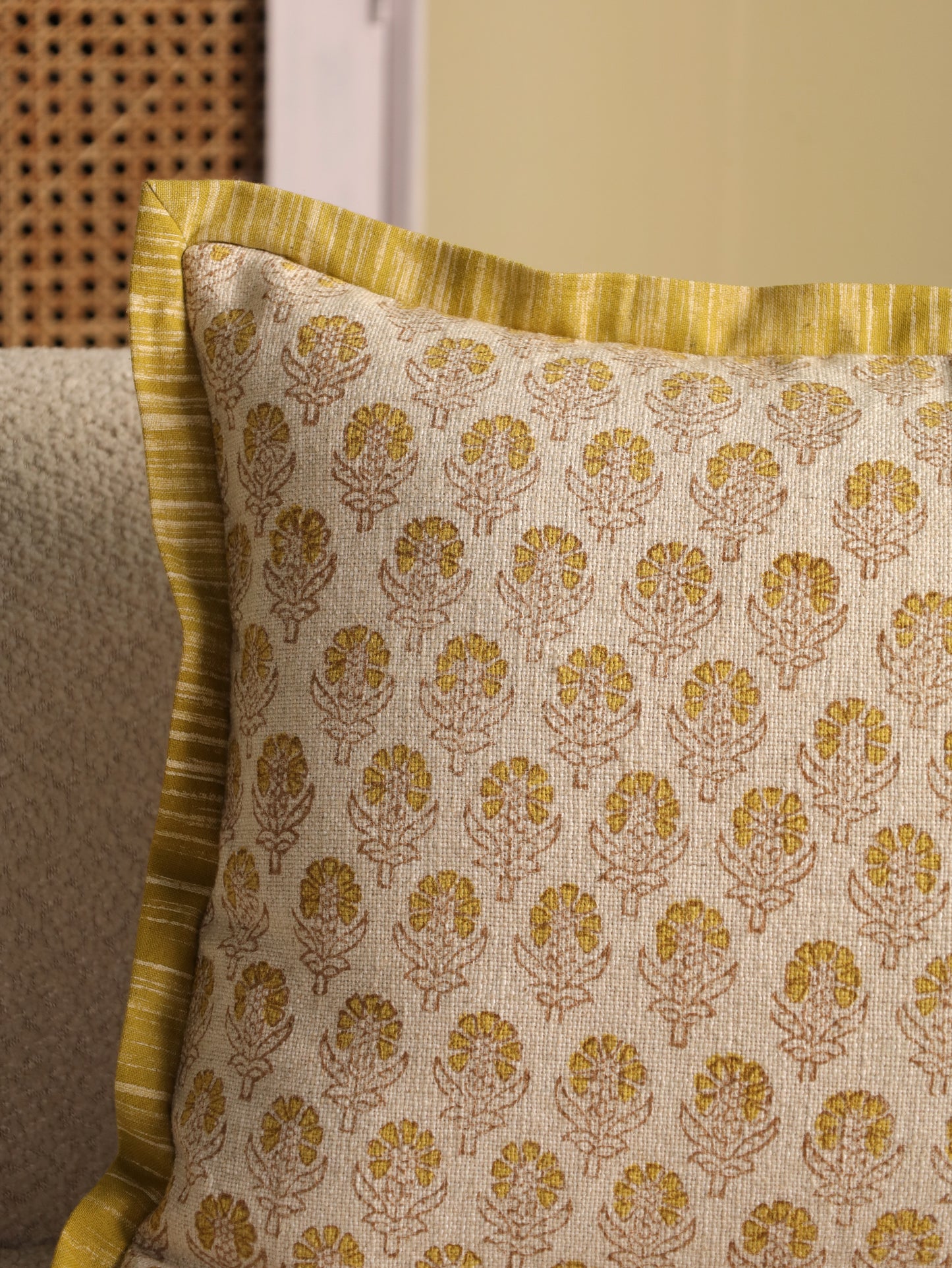 Boho Embroidered Cushion Cover