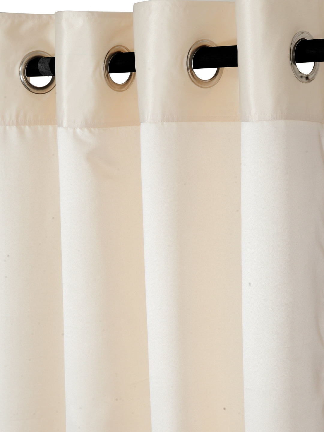 Eyda Ivory Color Premium Semi Blackout Door Curtain- 1 Pc
