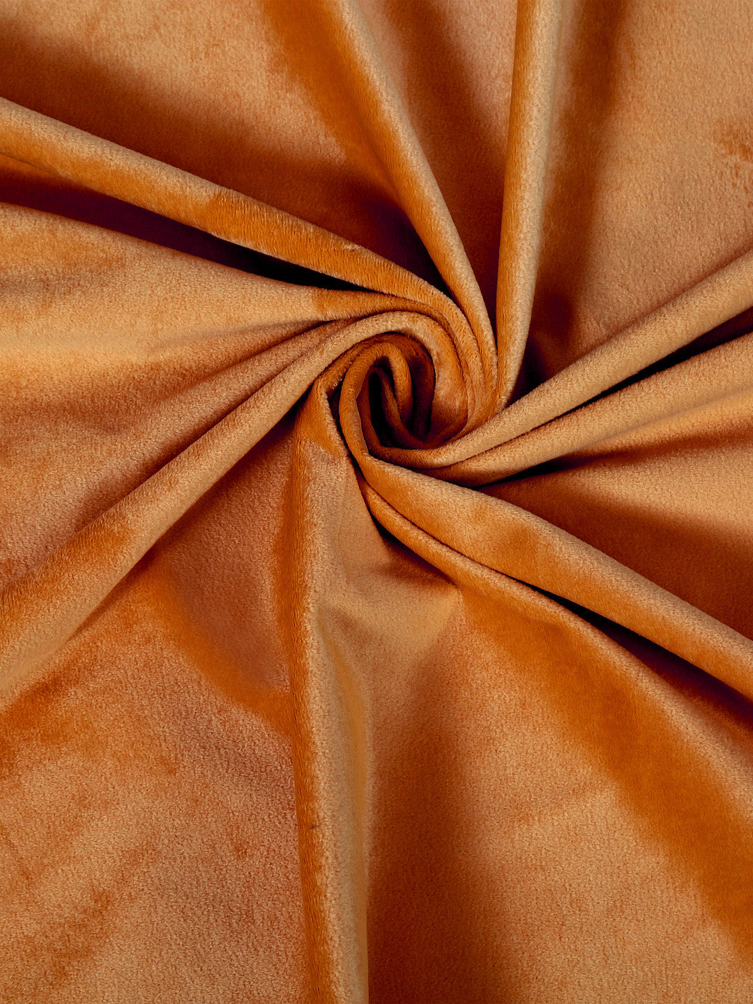 Eyda Premium Velvet Rust Color Eyelet Door Curtain- 1 Pc
