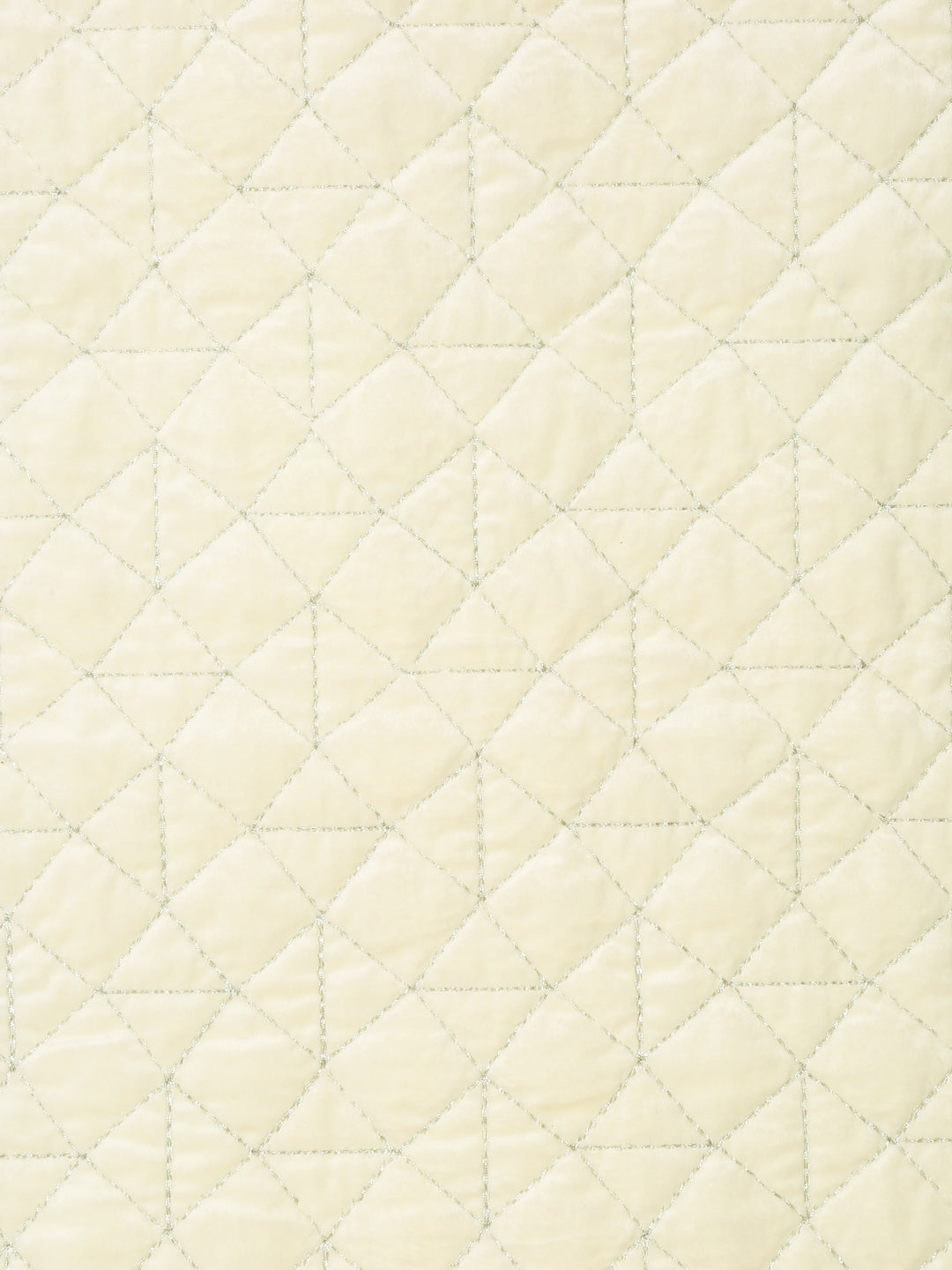 Eyda Cream Color Quilted Table Runner