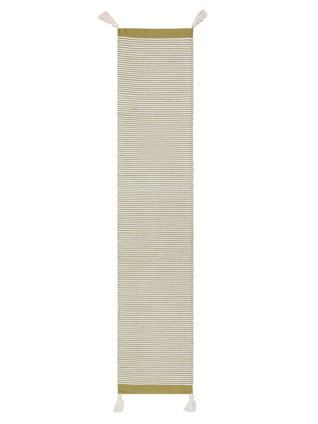 Eyda Green Color Cotton Table Runner