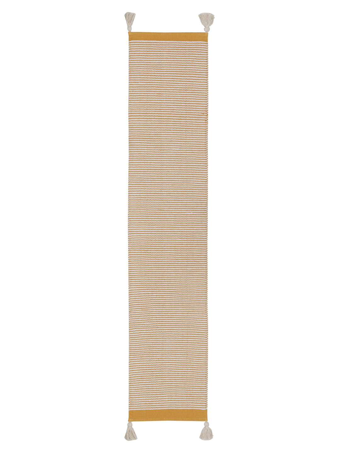 Eyda Yellow Color Cotton Table Runner