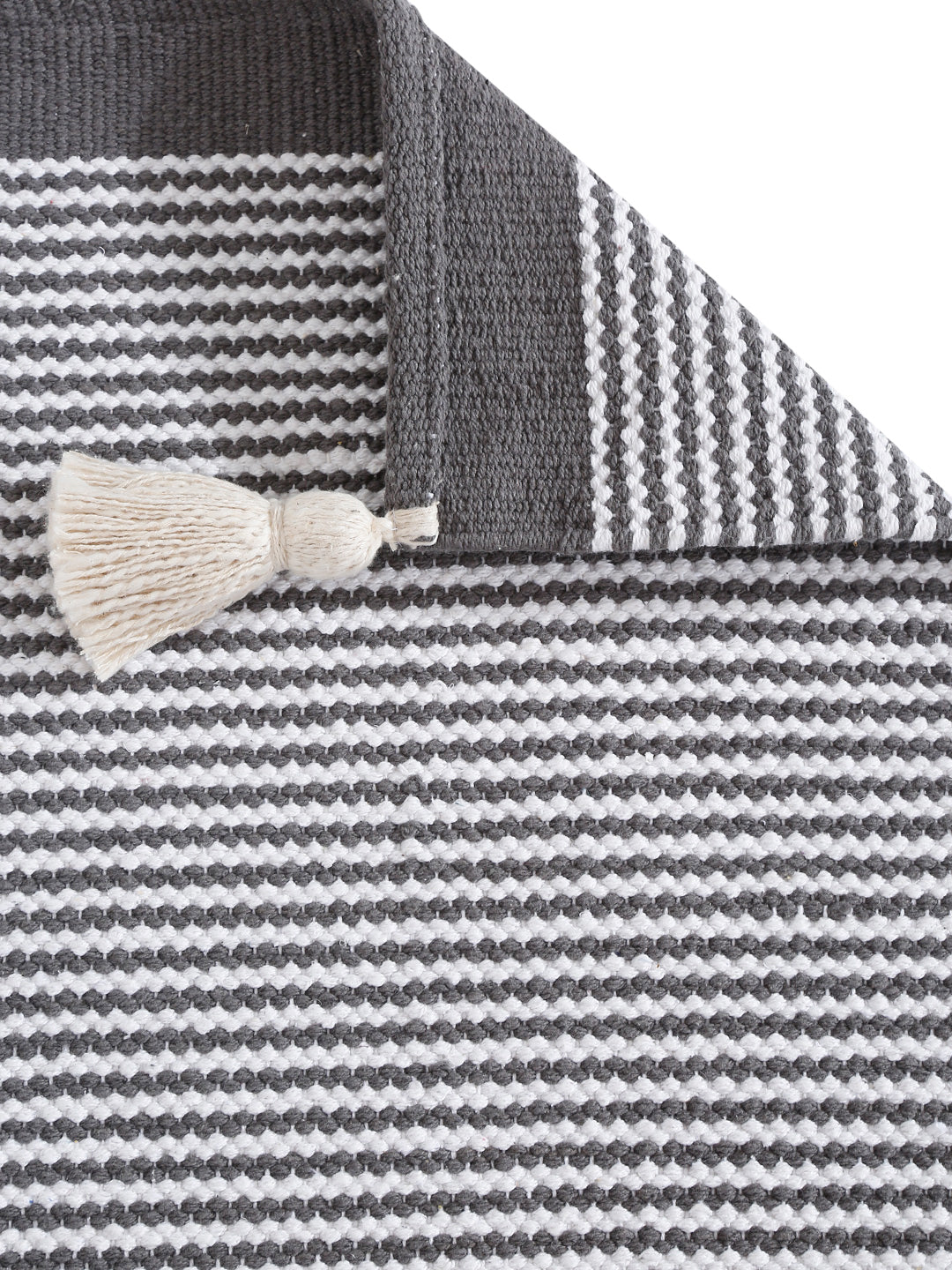 Eyda Grey Color Cotton Table Runner