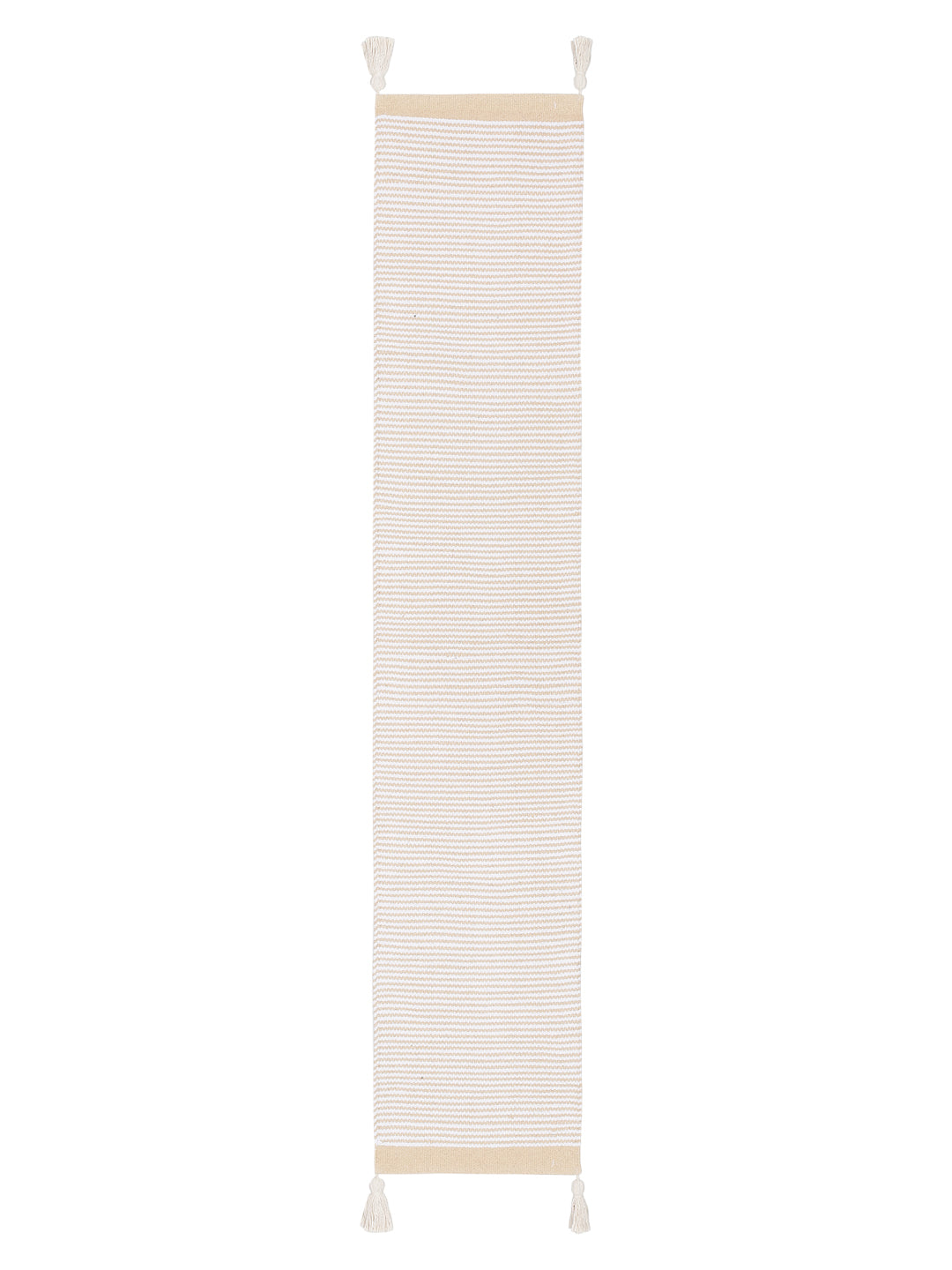 Eyda Beige Color Cotton Table Runner