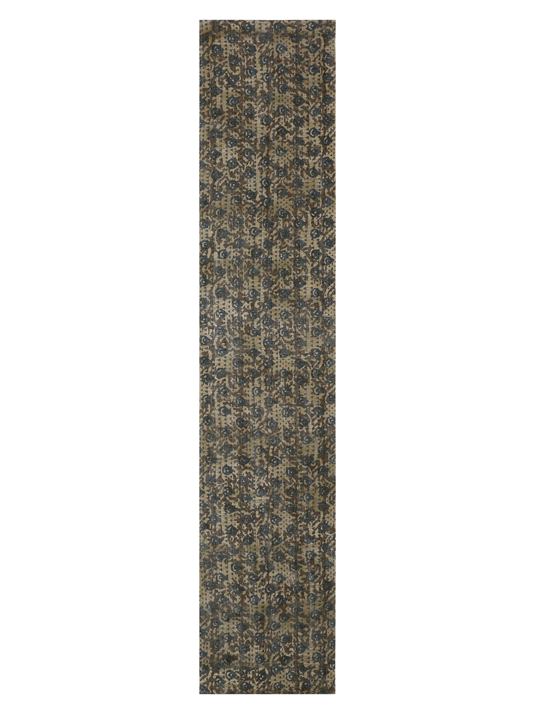 Eyda Hand Block Floral Printed Cotton Table Runner