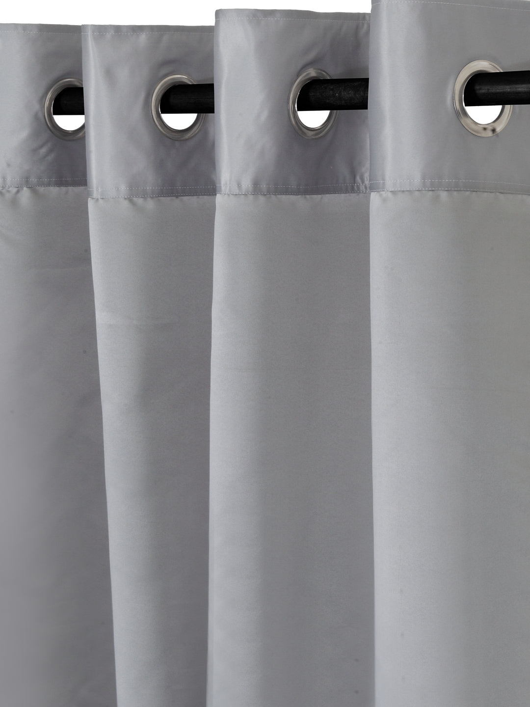Eyda Grey Color Premium Semi Blackout Window Curtain- 1 Pc