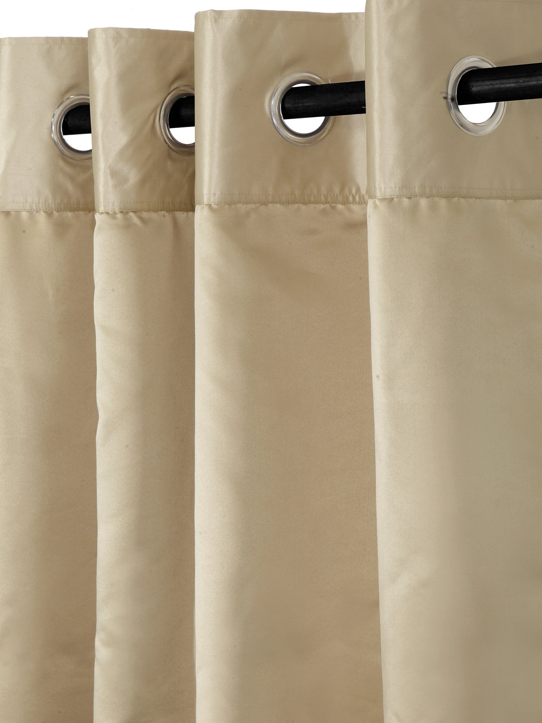 Eyda Gold Color Premium Semi Blackout Window Curtain- 1 Pc