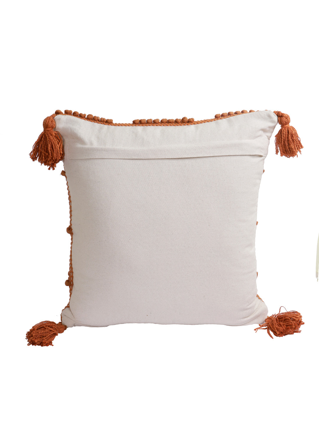 Eyda Set of 2 Cotton Rust Cushion Cover 18x18 inch