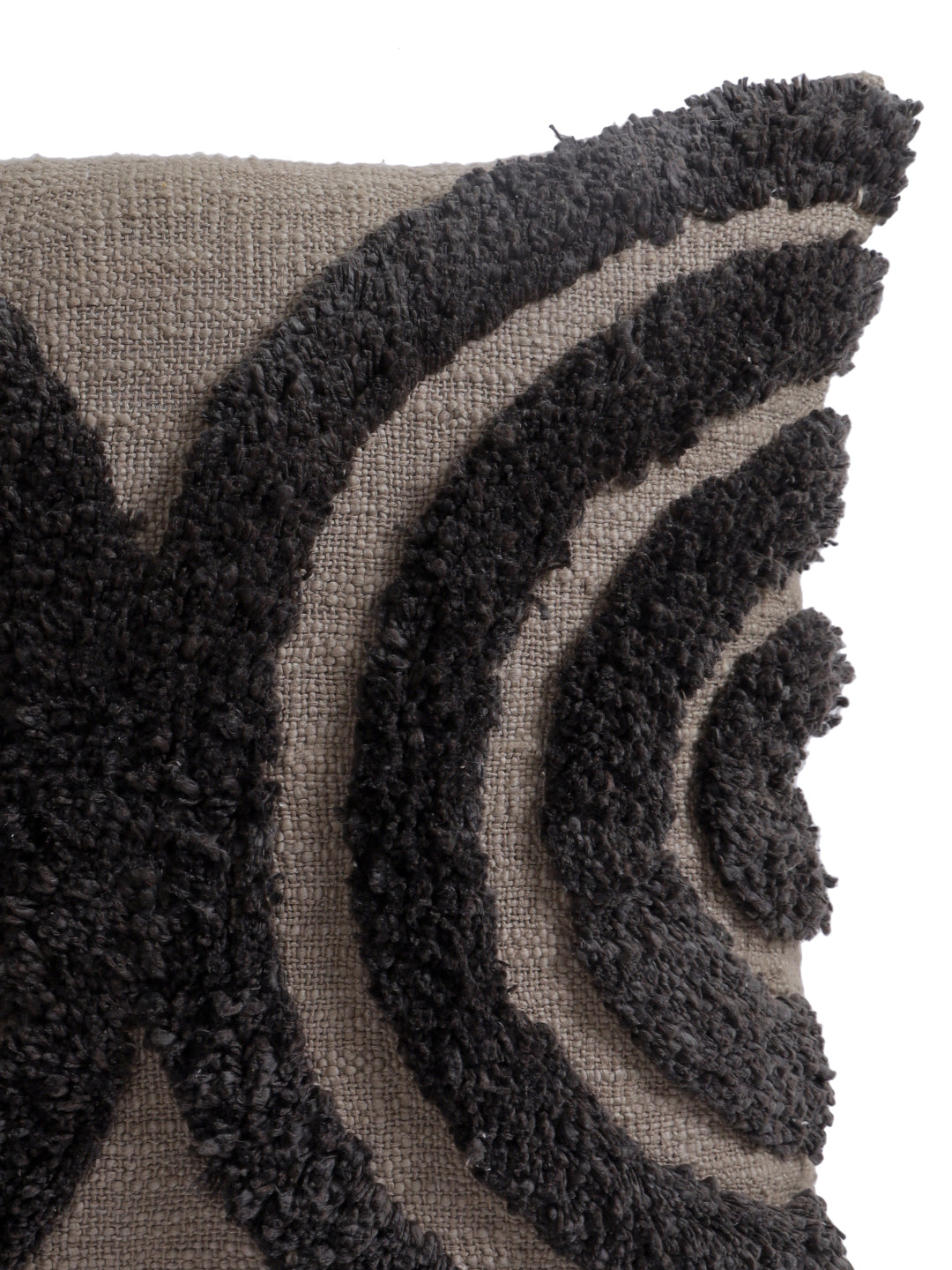 Eyda Set of 2 Cotton Grey Cushion Cover 18x18 inch