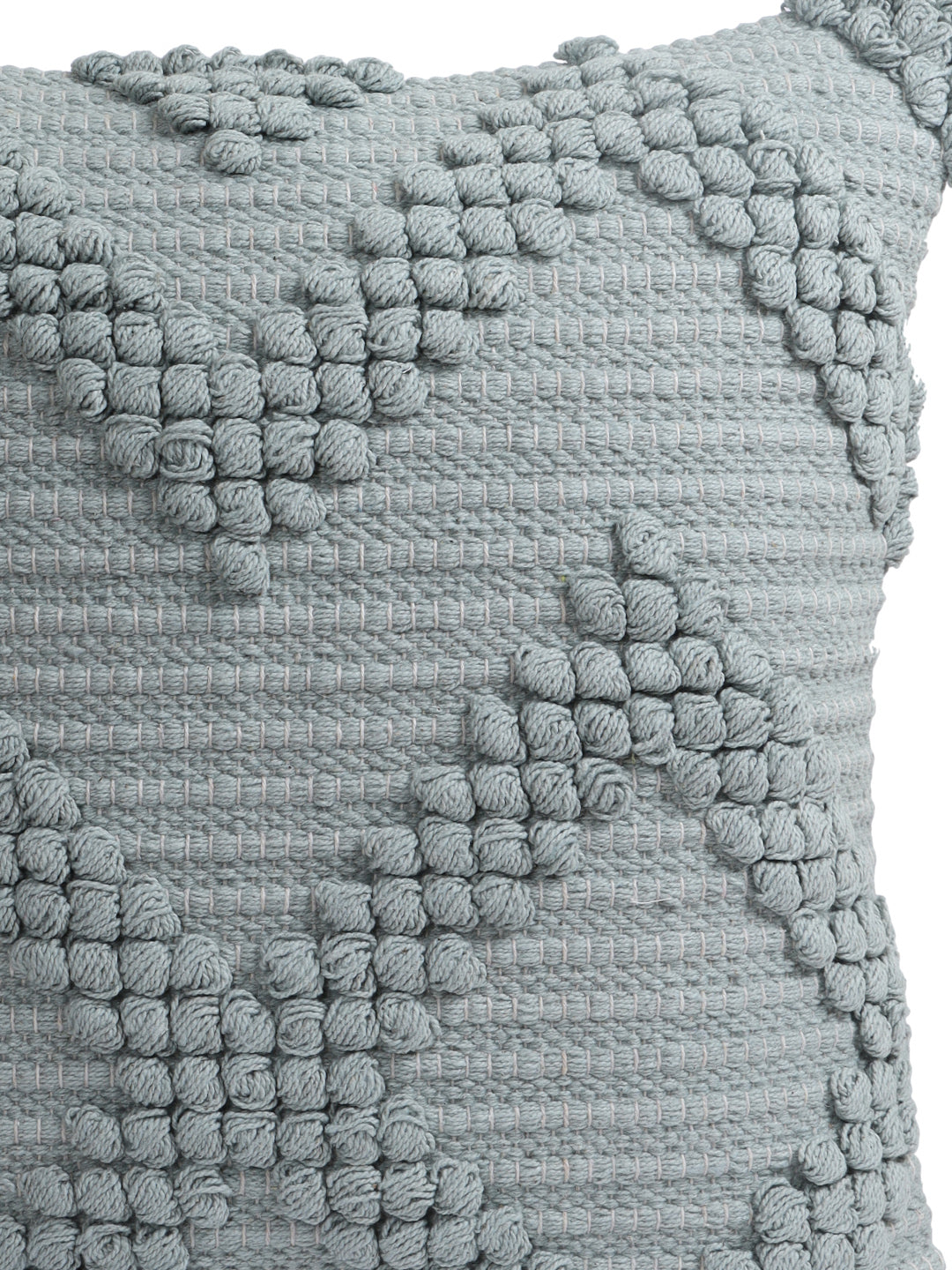 Eyda Set of 2 Cotton Light Blue Cushion Cover 18x18 inch