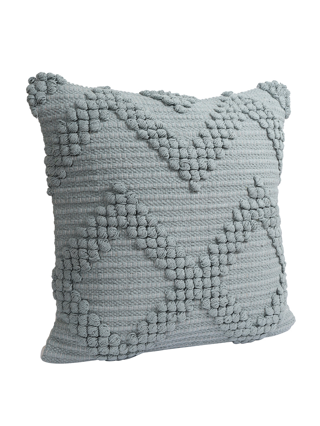 Eyda Set of 2 Cotton Light Blue Cushion Cover 18x18 inch