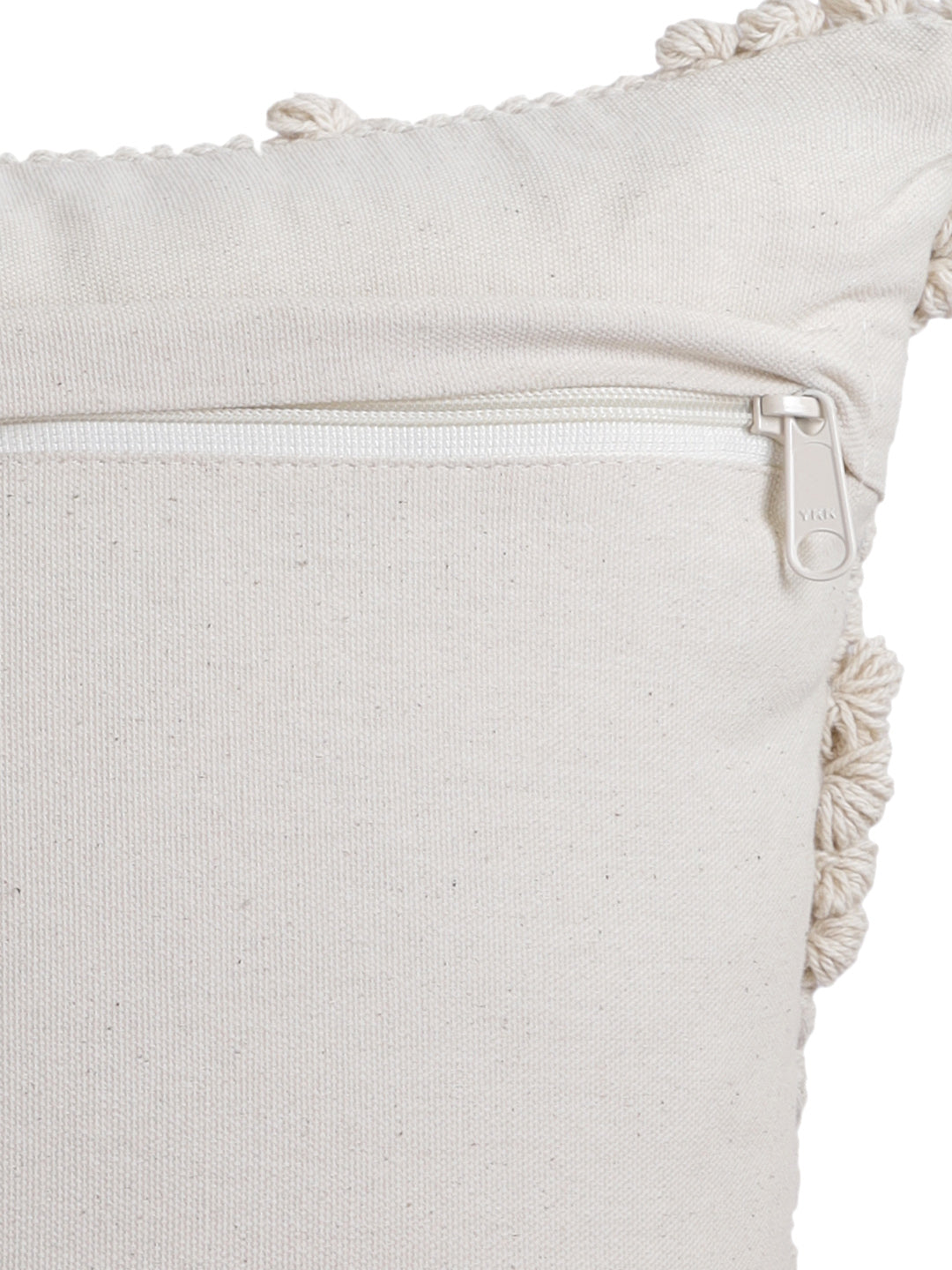 Eyda Set of 2 Cotton Cream Cushion Cover 18x18 inch