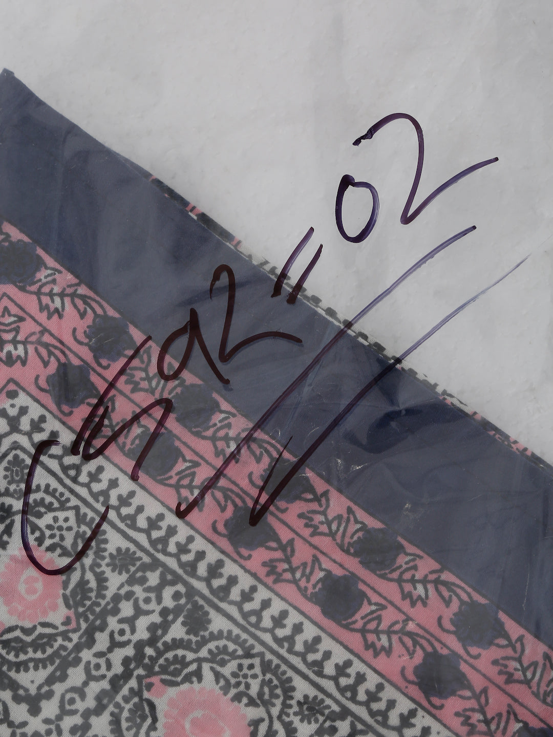 Rajasthan Decor Blue And pink Cotton Buti Print King Bed sheet with 2 Pillow Covers