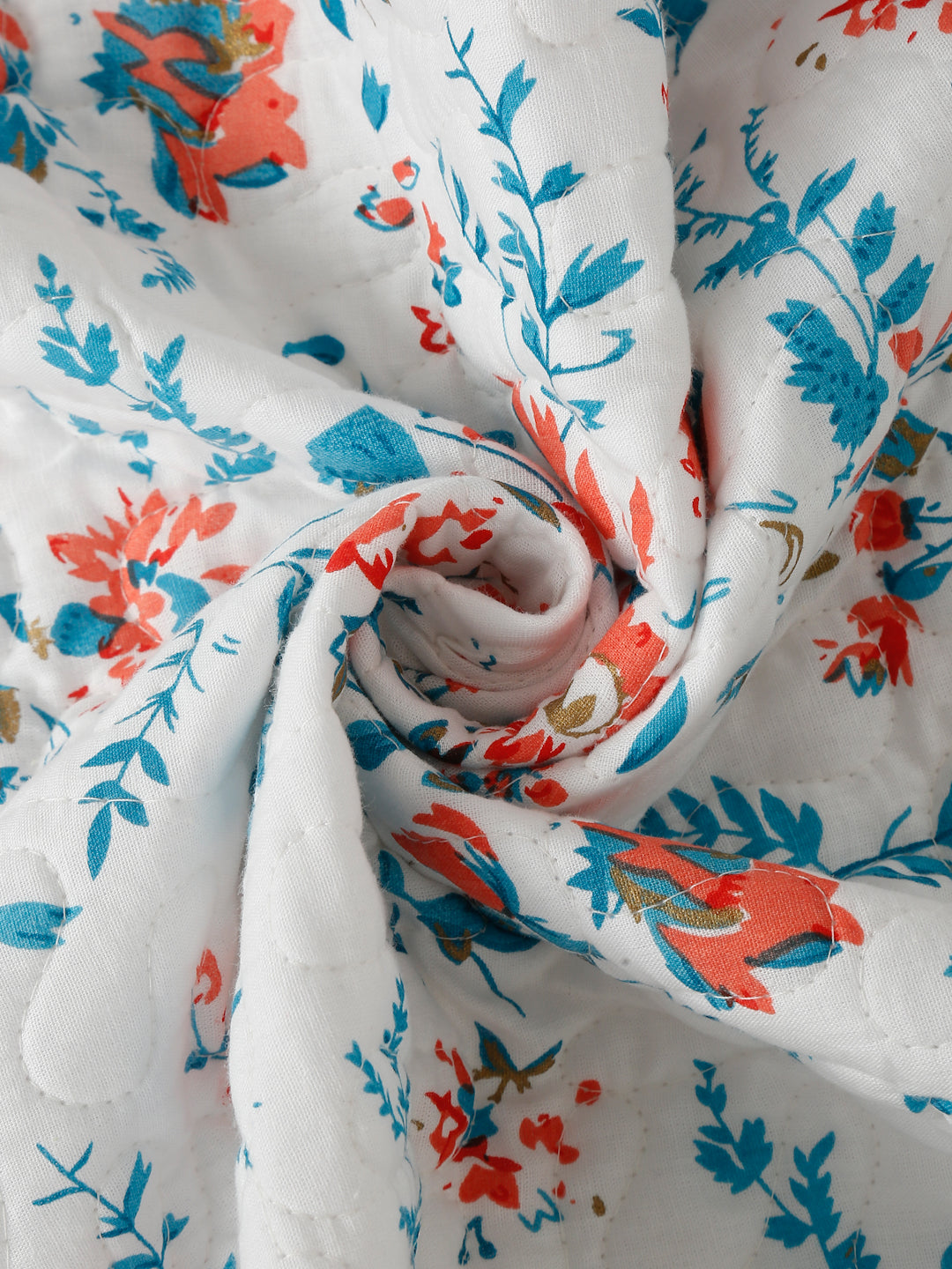 Rajasthan Decor Floral Print Cotton 2 Seater Sofa Cover (RDSC15-2S)