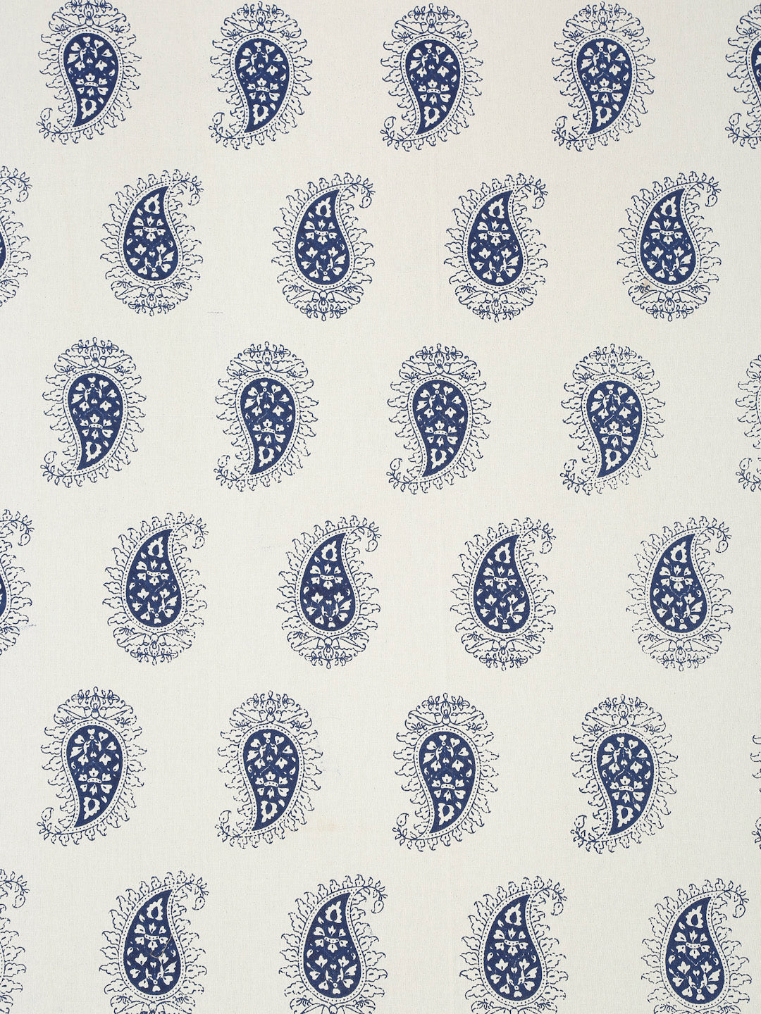 Cotton Paisley Print King Bed sheet with 2 Pillow Covers