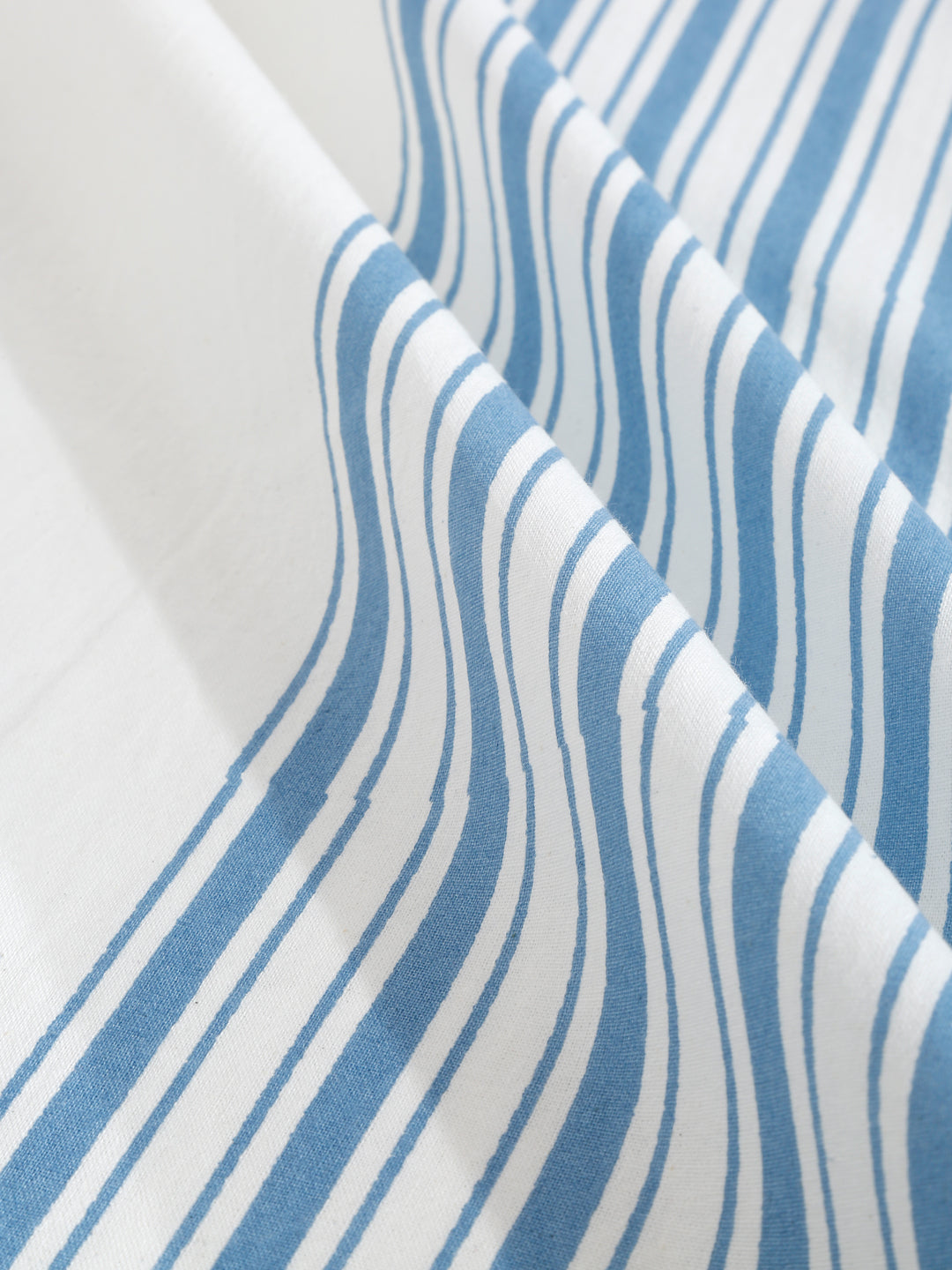 Set of 8 White Animal Print Cotton Diwan Set