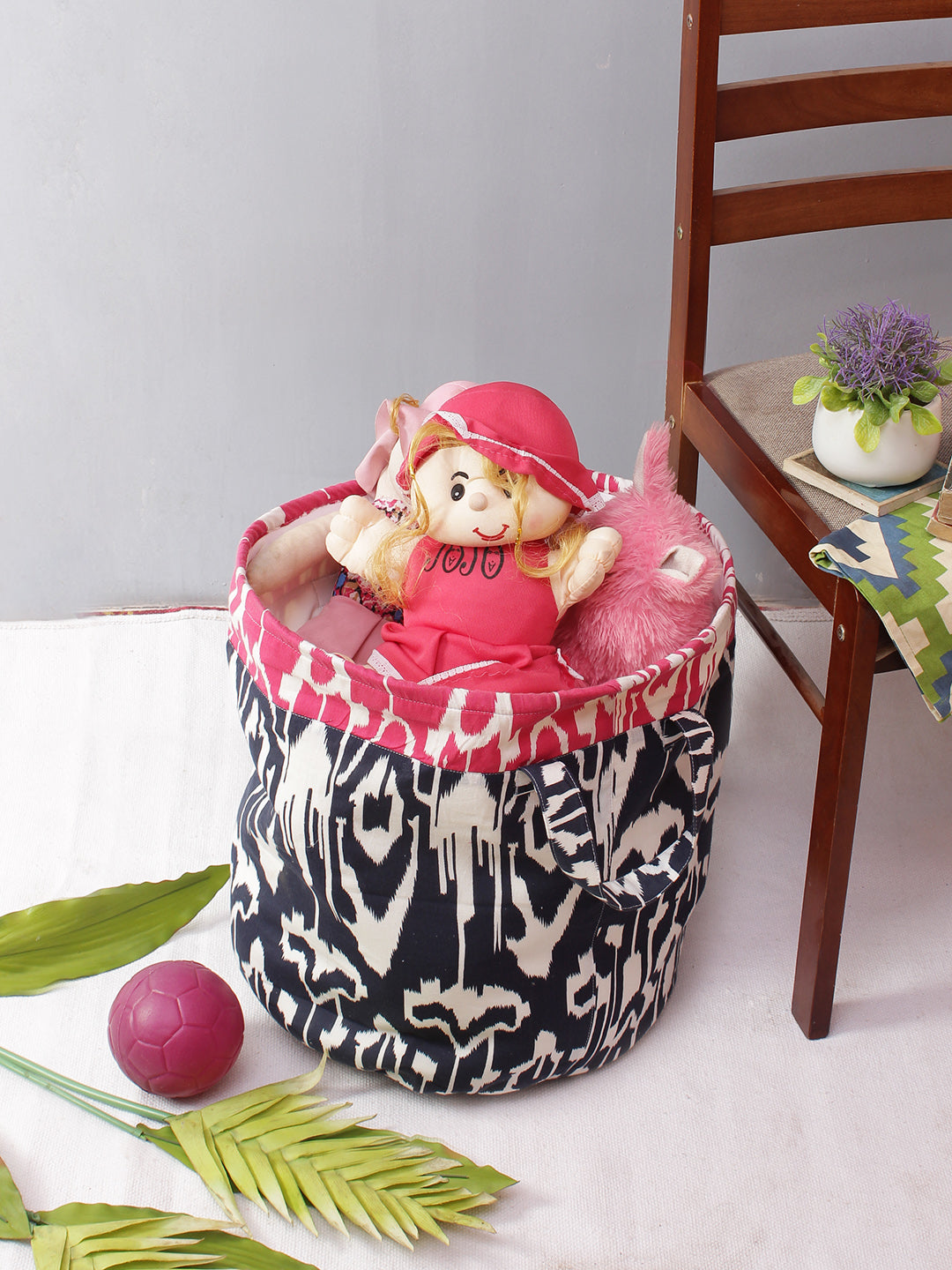 Rajasthan Décor Black and White Multipurpose Organiser