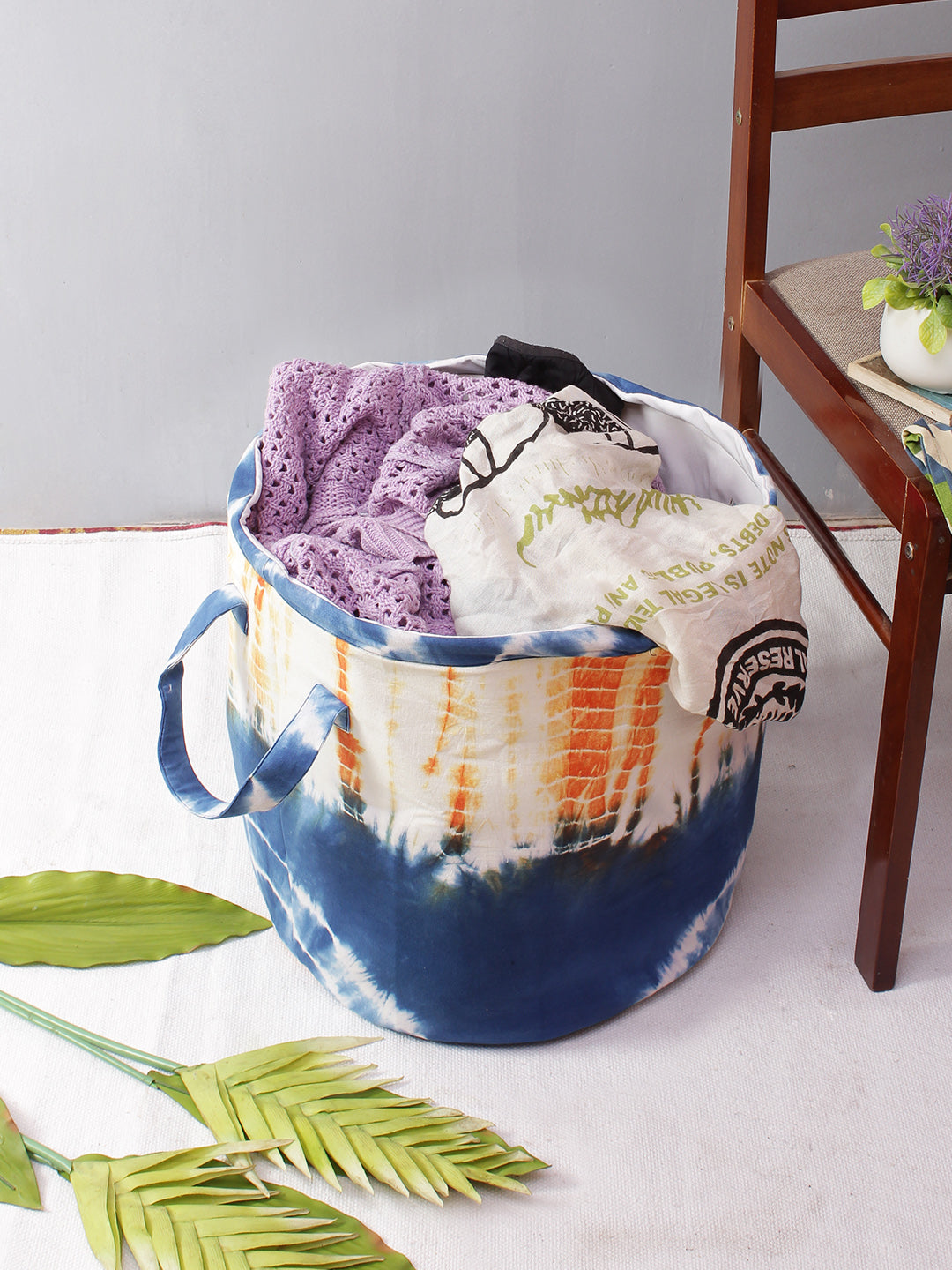 Rajasthan Décor Blue and White Multipurpose Organiser