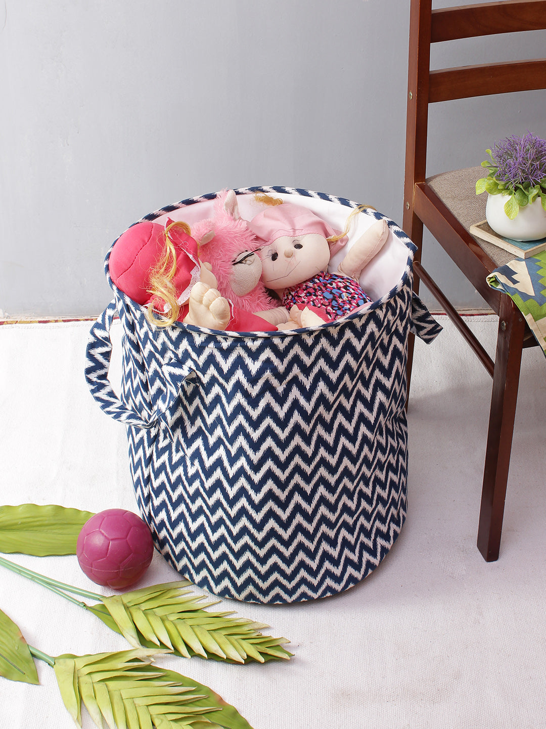 Rajasthan Décor Blue and White Multipurpose Organiser