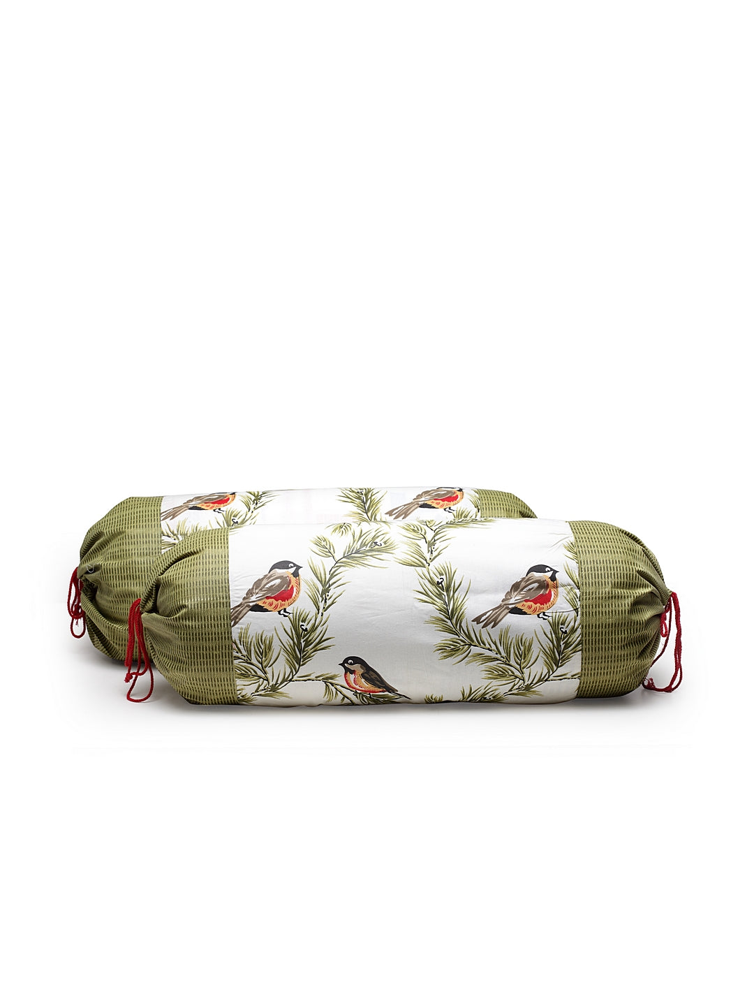 Rajasthan Décor Screen Print Cotton Bolster Covers Set of 2