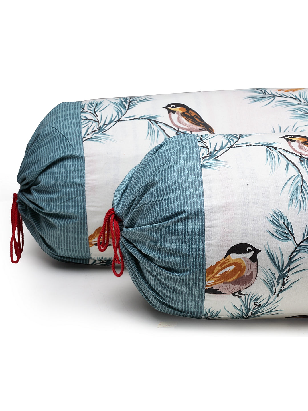 Rajasthan Décor Screen Print Cotton Bolster Covers Set of 2