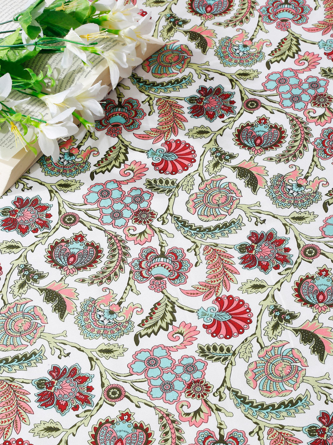 Multi Color FLoral Printed 120 GSM Revesible Cotton Double Bed AC Dohar