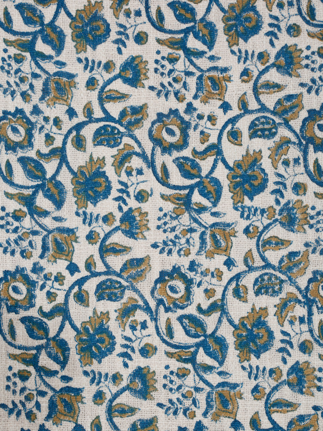 Rajasthan Decor 100% Cotton Hand Block Bed Spread with 2 Pillow Cover - Multi Colour