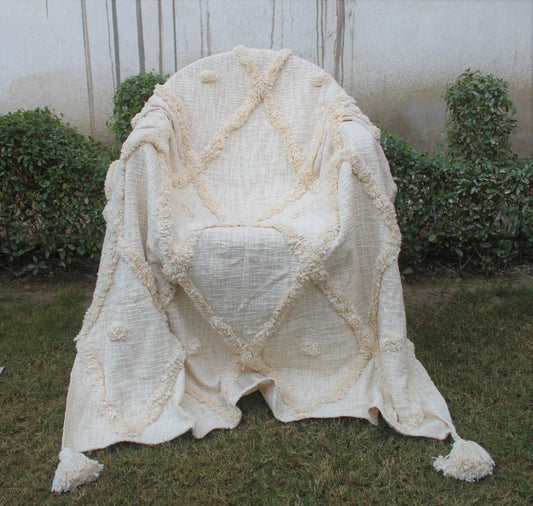 Home Décor Handmade Cotton Throw Blanket