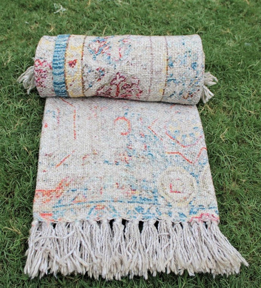 Beautiful Digital Printed Cotton Throw Blanket