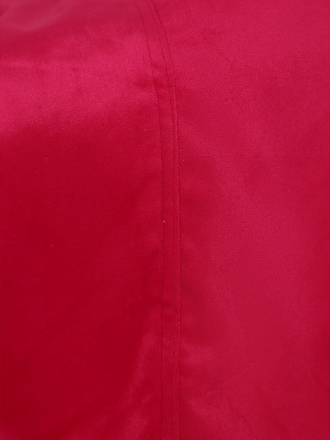Fuchsia Solid Velvet XXL Bean Bag Cover
