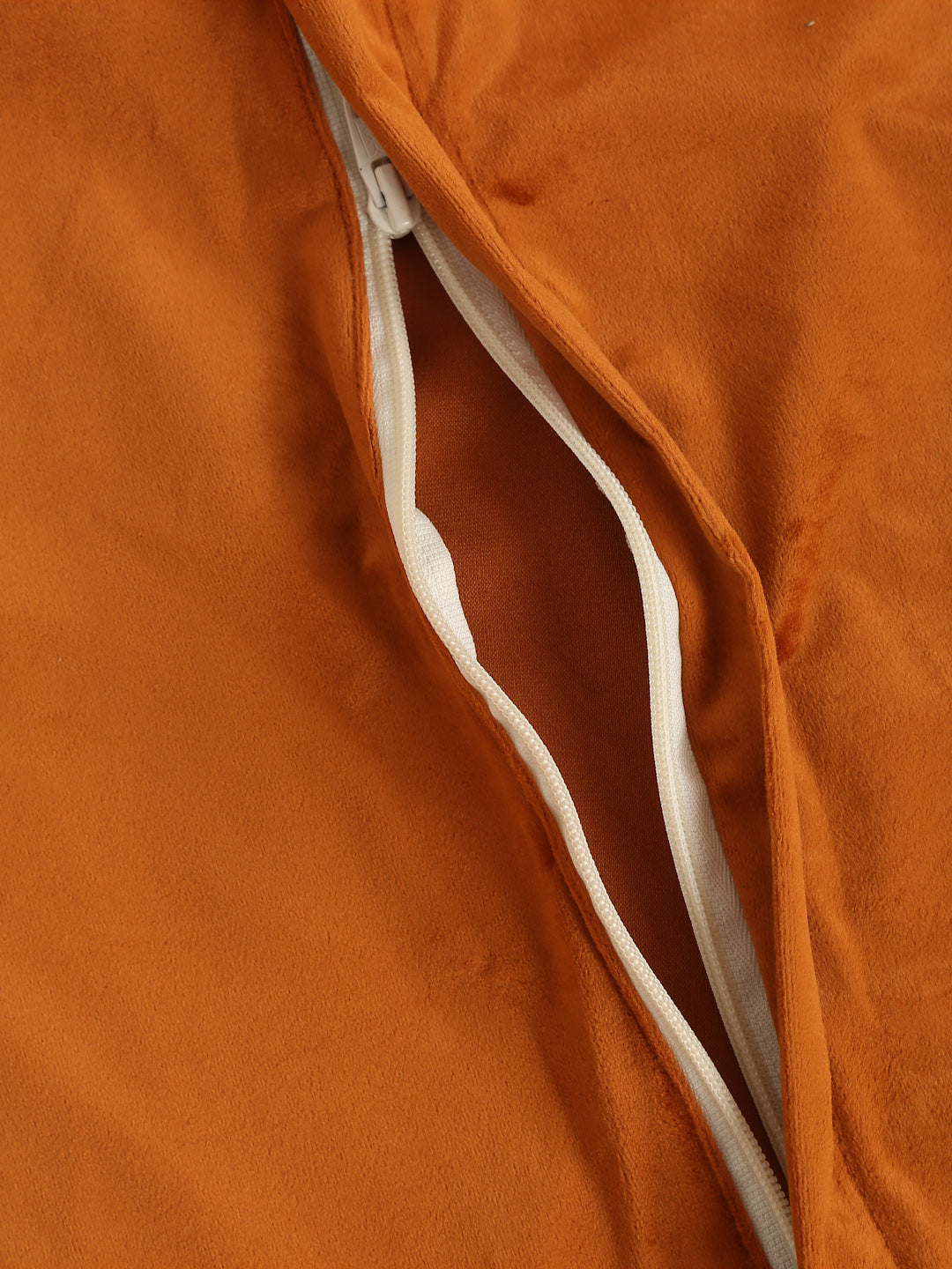 Copper-Coloured Velvet Bean Bag Cover