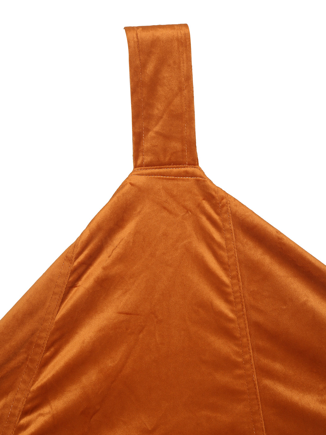 Copper-Coloured Velvet Bean Bag Cover