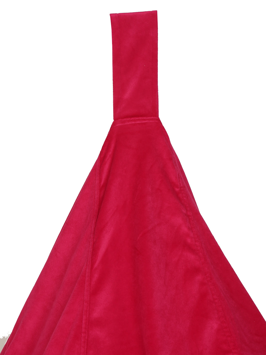 Fuchsia Solid Velvet XXL Bean Bag Cover