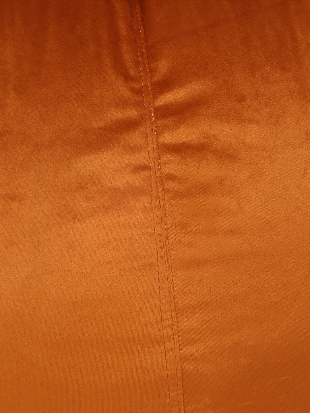 Copper-Coloured Velvet Bean Bag Cover