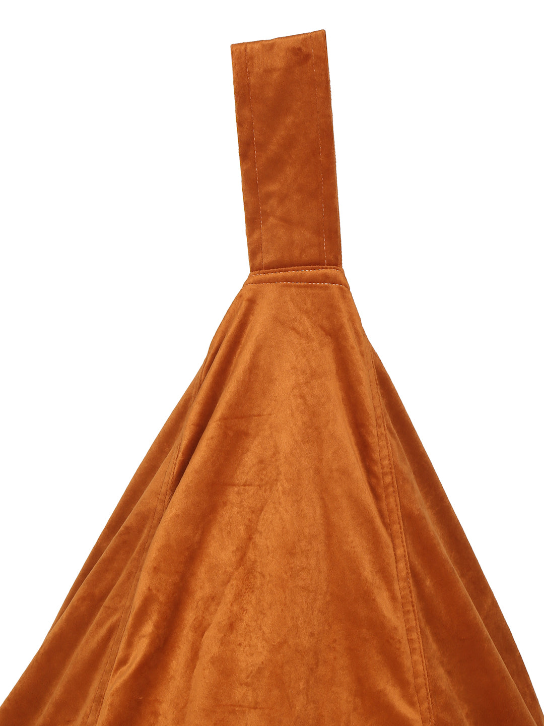 Copper-Coloured Velvet Bean Bag Cover