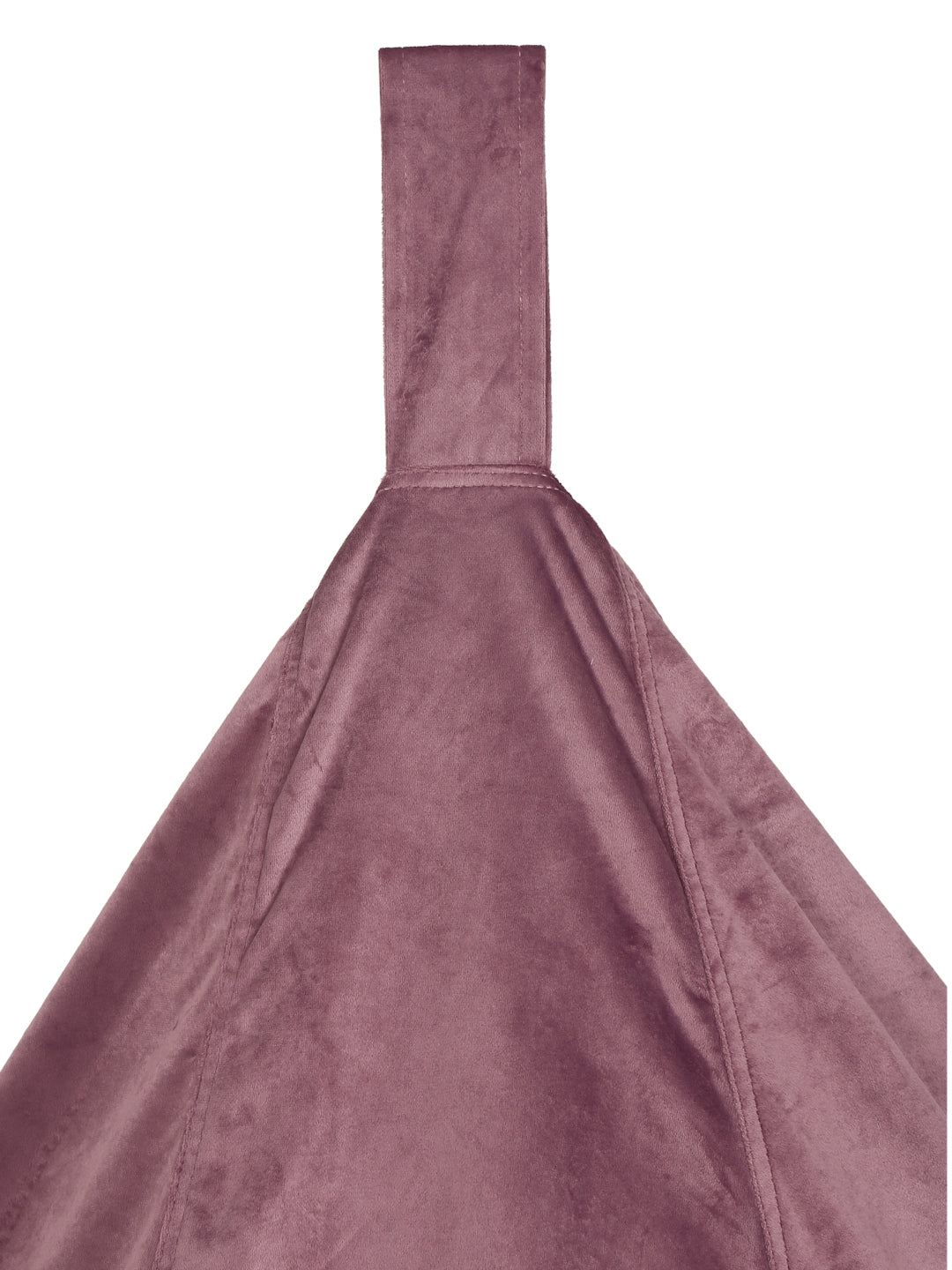 Purple Solid Velvet XXL Bean Bag Cover