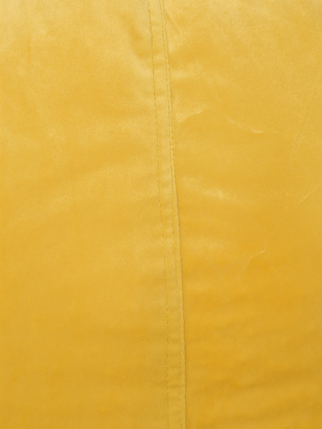 Yellow Velvet Bean Bag Cover