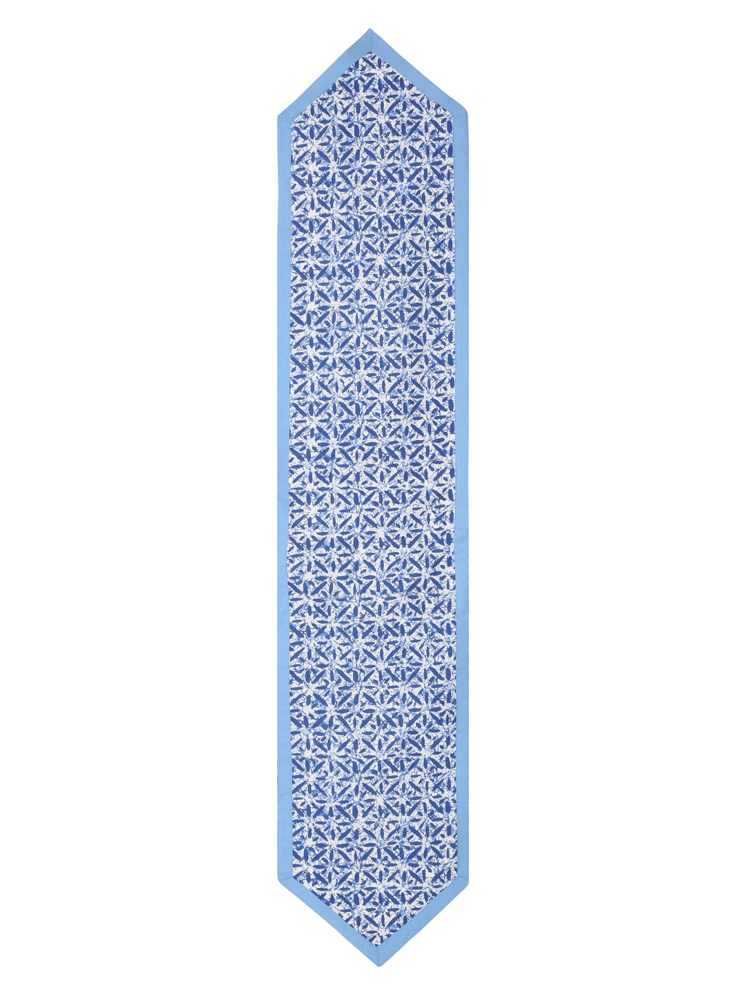Rajasthan Décor Blue Coloured Floral Cotton Table Cover