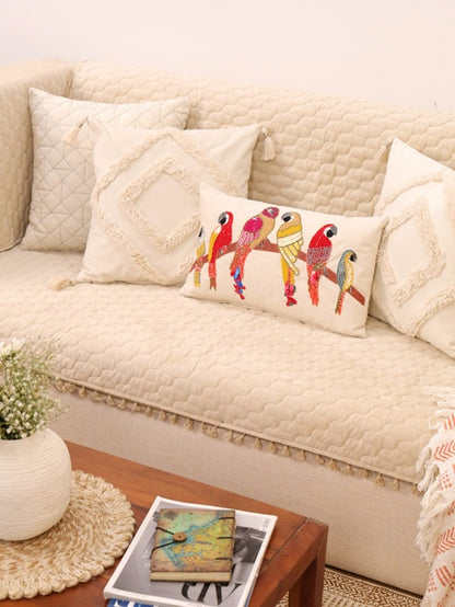 Saanvi Harmony Sofa Cover & Cushion Set